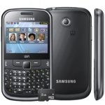 Celular Desbloqueado Samsung GT-S3350 Chat 335 Preto QWERTY c/ Câmera, Wi-Fi, Bluetooth, Fone e Cartão 2GB